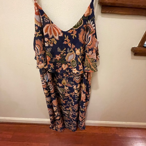 MOTHERHOOD Maternity Floral Maxi Dress Size X-LARGE - Picture 1 of 8
